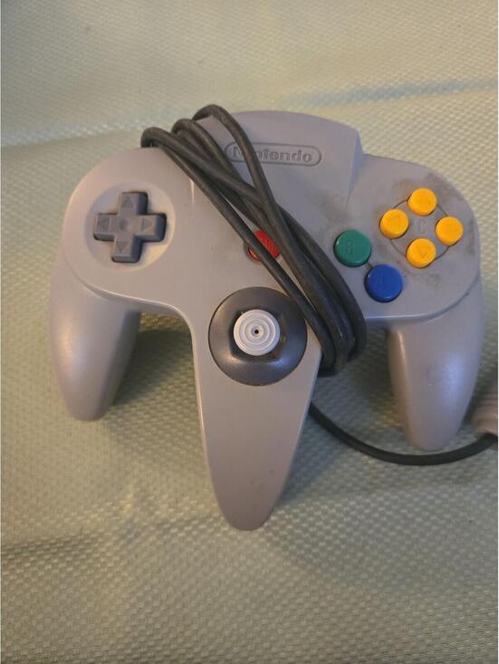 Nintendo Other - Official Nintendo 64 Controller Gray NUS-005 Vintage Gaming Peripheral